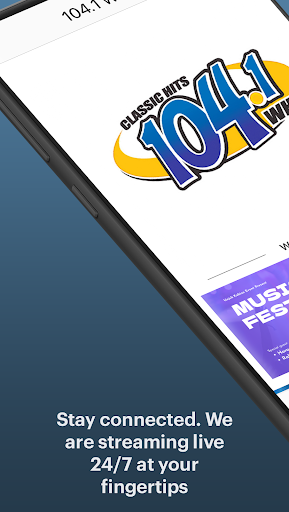 Android application 104.1 WHTT screenshort