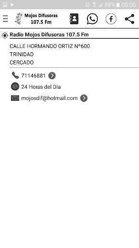 Radio Mojos Difusoras 107.5 Fm Screen 2