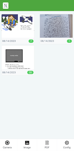 Android application Text Scanner screenshort