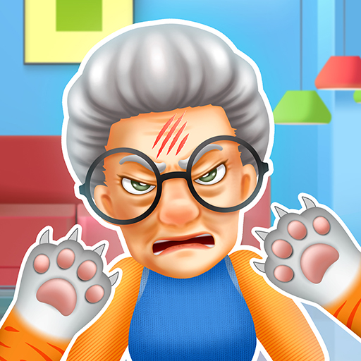 Cat vs Gran: Prank Game Logo