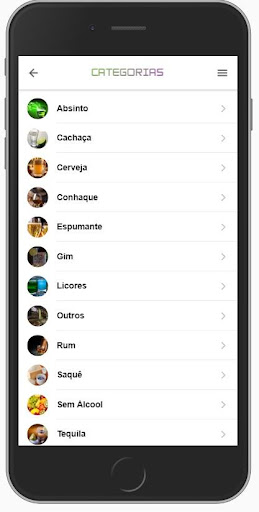 Coqet Drinks Screen 2