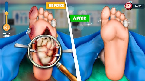 Foot Surgery: Hospital Gamesのおすすめ画像1