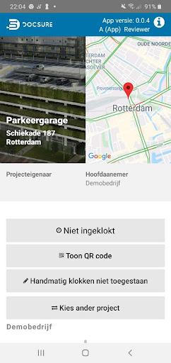 Android application Mijn Docsure screenshort