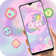 Top 44 Art & Design Apps Like Pink shining galaxy unicorn sparkle theme - Best Alternatives
