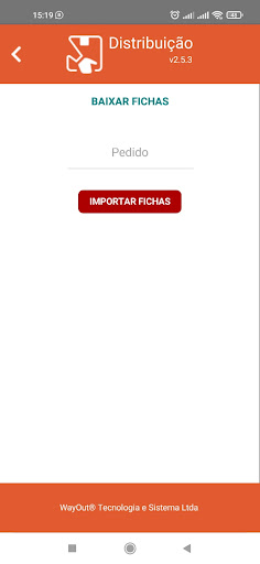 Wayout Entregador Screen 2