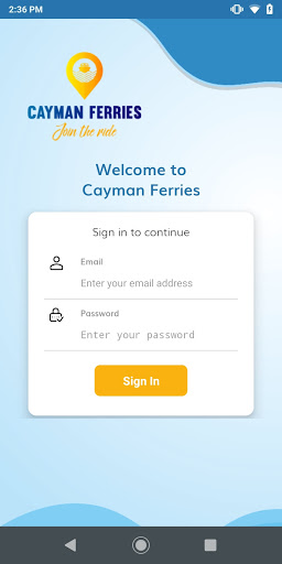 Cayman Ferries Captain Screen 2