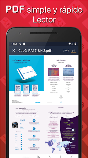 Vista previa de la aplicación