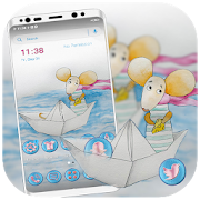 Mouse Paper Boat Theme