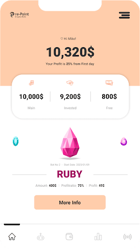 Android application rePoint Bots screenshort