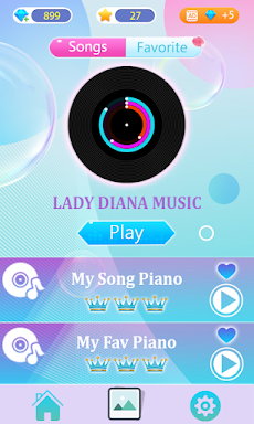 Lady Diana Piano tilesのおすすめ画像1