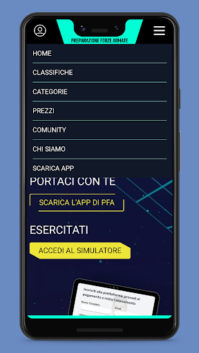 Preparazione Forze Armate Screen 2