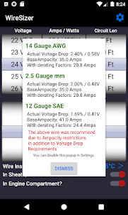 WireSizer - DC Voltage Drop