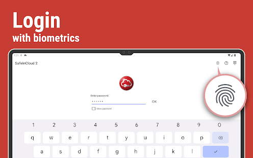 Password Manager SafeInCloud 1 Skærmbillede