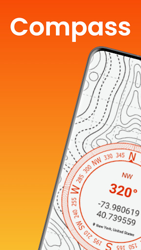 Android application Compass screenshort