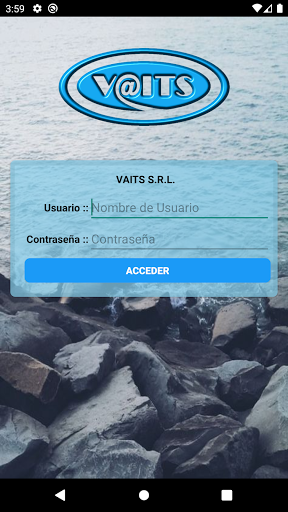 Android application Preventa Móvil VAITS screenshort