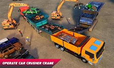 車のクラッシャークレーンダンプトラックゲームのおすすめ画像2
