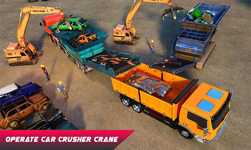 Car Crusher Crane Driver Dumper Truck Driving Game for pc screenshots 2