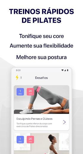 Visualização do aplicativo