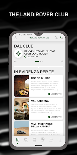 Android application The Land Rover Club screenshort