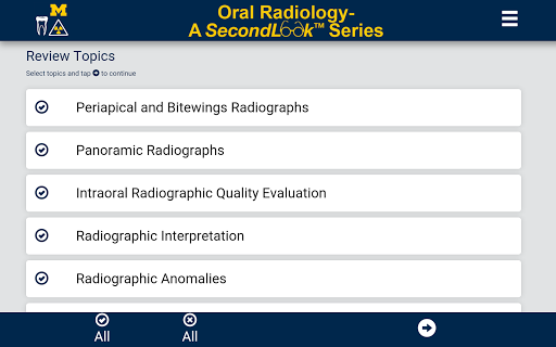 Android application Oral Radiology - SecondLook screenshort