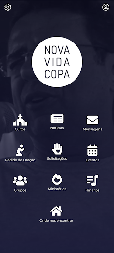 Android application Nova Vida Copa screenshort