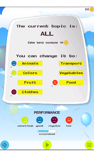 Wordoons - English vocabulary Screen 2