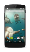 screenshot of Dolphins Live Wallpaper