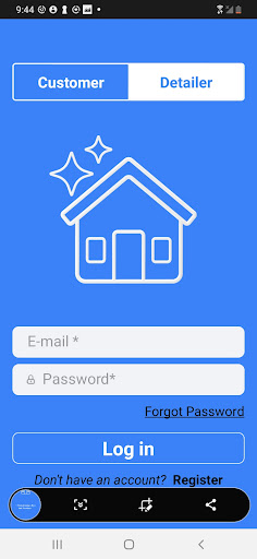 House Cleaning App Screen 2