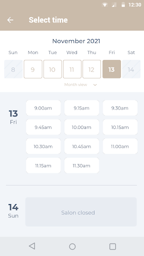 Amara Clinic App Screen 2