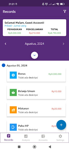 Financefy Screen 2