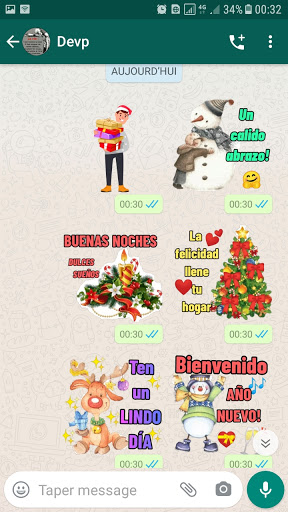 Feliz año nuevo 2022 WAStickerApps