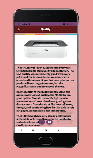 HP Laserjet Printer Guide Screen 2