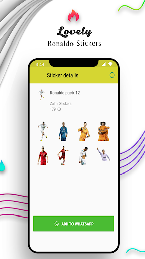 Ronaldo Stickers For Whatsapp Screen 3