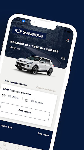 SsangYong App Screen 2