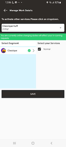 Taxiico Driver Screen 2