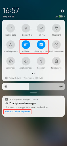 ClipZ - Clipboard Manager Screen 2