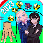 Cover Image of Download wednesday addams to draw color  APK