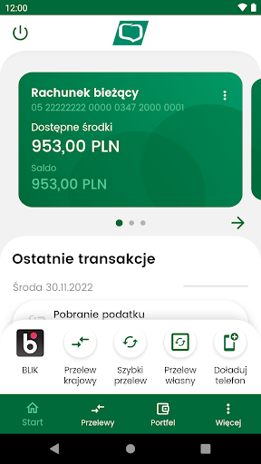 Android application BS Brzeg MobileNet screenshort