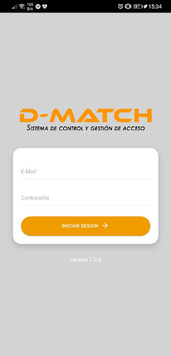 Android application D-MATCH - Enroller screenshort