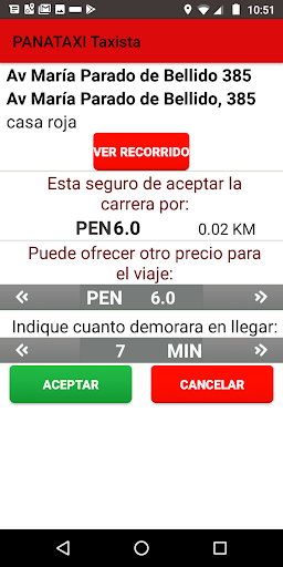 Panataxi Taxista Screen 2