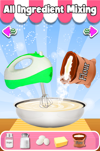 Android application Kids Cupcakes Maker Bake Game screenshort