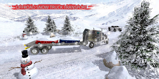 Android application Winter Snow Pickup Truck Drive screenshort