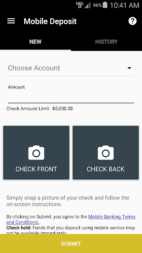 POPA FCU Mobile Banking Screen 3