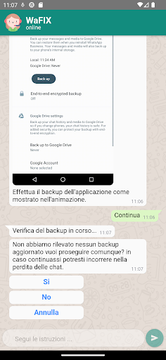 WaFix Screen 3