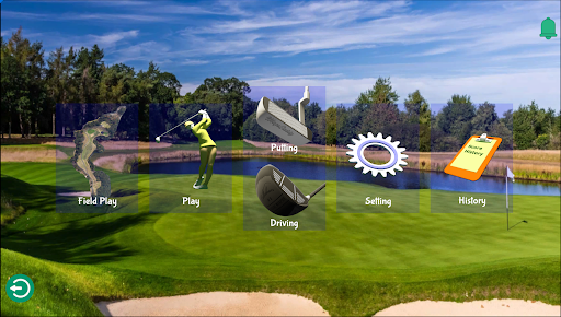 Android application MapsCaddy3D: 맵스캐디, 스크린골프,거리측정기 screenshort