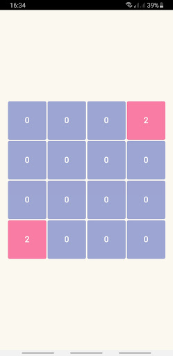 Android application 2048 screenshort
