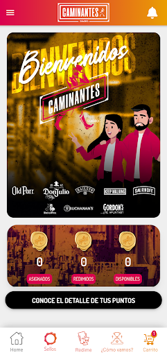 Caminantes Club Lealtad Screen 2