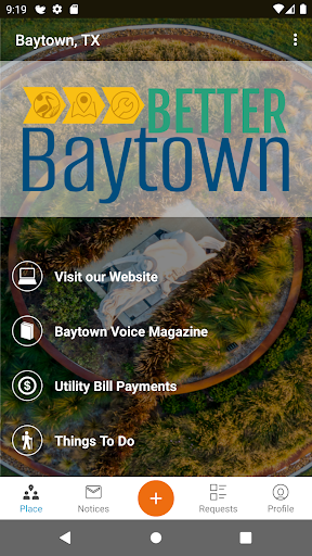 Android application Better Baytown screenshort