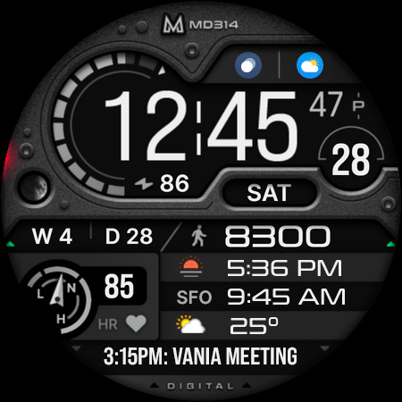 MD314 Health Watch Face screenshot 12