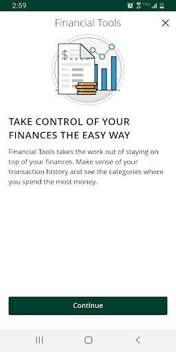 Android application Vista Bank Mobile Banking screenshort
